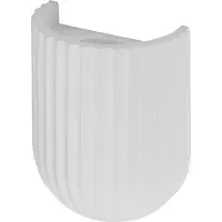 Osram Wandlamp Decor Plaster Routes, dimbaar, wit / opaal, Woon-/ Eetkamer, Gips / Klei, wandlamp