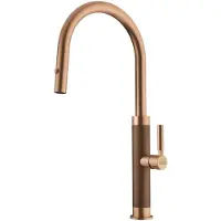 Franke Mythos Masterpiece - Keukenkraan FG 1554.505, met uittrekbare vuistdouche, koper 115.0711.557