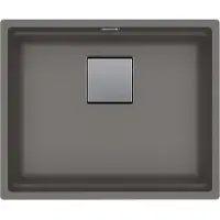 Franke Kubus 2 - Fragraniet spoelbak KNG 110-52, 56x46 cm, steengrijs 125.0641.422