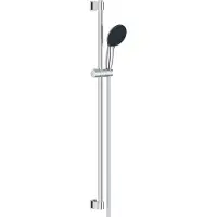 GROHE Shower set with 3-jet shower head. 90cm bar and flexible hose - Vitalio Start 110 26956001 - Water saving - Chrome