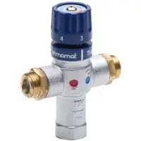 Hak Sapho thermostaat, water temperatuurregelaar, 1/2 inch, 30-60 graden, met terugslagklep