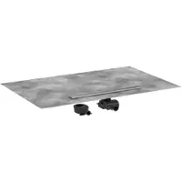 Hansgrohe RainDrain Allround - Douchegoot 80 cm, met rooster, geborsteld roestvrij staal 56187800