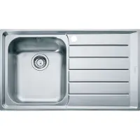 Franke Neptun - NEX 611/2 roestvrij staal spoelbak, 86x51 cm 101.0120.271