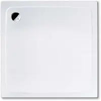 Kaldewei Avantgarde - Vierkante douchebak Superplan 386-5, 80x80 cm, wit - douchebak, verlaagde polystyreen steun 447547980001