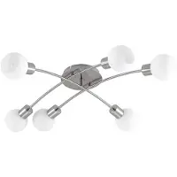 LINDBY Plafondlamp , Agmar, dimbare, Metallic, Woonkamer, Metaal, Modern