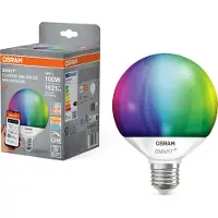 Osram Smart lamp E27 | Globe G95 | Mat | RGB + 2700-6500K | Matter over WiFi | 14W (100W)