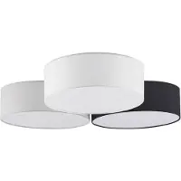 LINDBY Plafondlamp , Janita, dimbare, Meerkleurig, Woonkamer, Stof, Modern