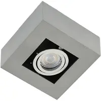 Arcchio Plafondlamp , VINCE, dimbare, Grijs, Gang / Hal, Aluminium, Modern