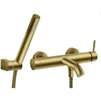 Novaservis Ferro Ciriculus - Badkraan met accessoires, geborsteld goud BCK11BG