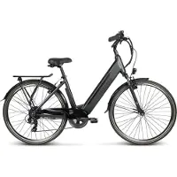 Villette L' Amant Eco - Elektrische damesfiets - Bafang achterwielmotor 7 versnellingen - Grijs