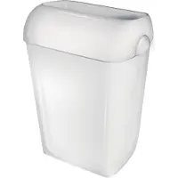 All Care afvalbak semi-open wit 55l PQA55