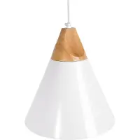 Beliani ALBANO - Hanglamp - Wit - Aluminium
