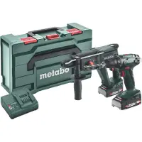 Metabo Combo Set 2.3.2 | BS 18 + KH 18 LTX 24 Accu machineset 18V in metaBOX (2x 2.0Ah accu + lader) - 685216500