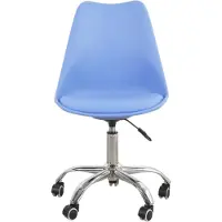 Vdd Gaming – Kantoorkruk – Stoel – Blauwe kantoorkruk – Verstelbare kantoorkruk – Draaistoel – Blauw