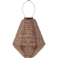 Lumiz Solar Tuinverlichting - Lampion op zonne energie - Can - 30 cm - Mocha Mousse
