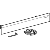 Geberit afbouwset voor douchewandgoot 32 x 5 cm. Wit