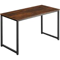 TecTake – bureau tafel Flint 120 cm – indutrieel – donkerbruin - 404465
