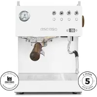 Ascaso Steel Uno PID Espresso machine - Wit/Hout
