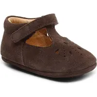 Bisgaard Ballerina Hausschuhe - Blüte - Dark Brown - - 18 - Hausschuhe