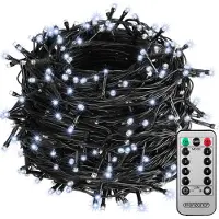 Monzana Kerstverlichting Koud Wit 60m Afstandsbediening