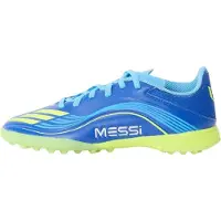 Adidas Sportschoen 'F50 Messi League' lichtblauw / donkerblauw / geel / lichtgrijs