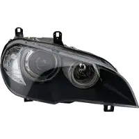 Netparts24 Koplamp rechts, geschikt voor BMW X5 E70 met automatische afstandsregeling en witte knipperlichten. Onderdeelnummers: 63127278046, 63127158928. Johns