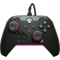 PDP - Bedrade Xbox Controller - Xbox Series X|S & Xbox One - Fuse Black