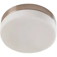 LINDBY Plafondlamp , Amilia, dimbare, Metallic, Badkamer, Glas, Modern