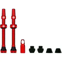 Muc Off - Tubeless Valve Kit V2 Universal For MTB & Road - Fietsventiel 60 mm, rood