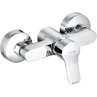 Kludi Pure&Easy douchemengkraan, DN15, chroom, 1 stuk.