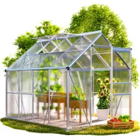 Gardebruk Tuinkas Aluminium 250x190x195cm met Fundering