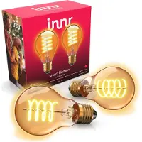 Innr Smart lamp E27 | Peer A60 | Goud | 2200K | Zigbee | 7W | 2 stuks