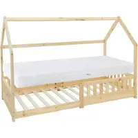 ML-Design Kinderbed Ludens | hout naturel 205x98x142 cm kinderbedden | NADUVI