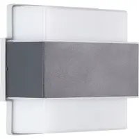 Brilliant Archie G96387/63 LED-buitenlamp (wand) Energielabel: E (A - G) LED LED vast ingebouwd 7 W Wit, Antraciet