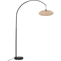 LINDBY Vloerlampe , Solvian, Zwart, Woonkamer, Metaal, Modern