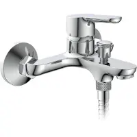 Schutte VICO ééngreepsmengkraan bad | chroom 42300