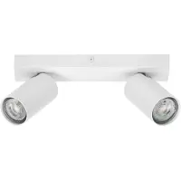 Ledvance Octagon-spot, dimbaar, 2-lamps, wit Octagon, dimbaar, wit / opaal, Woon-/ Eetkamer, metaal, Modern, LED plafondlamp