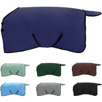 vidaXL Paardendeken Marineblauw 105 cm Polyester
