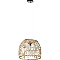 Beliani POSTRERO - Hanglamp - Naturel - Rotan