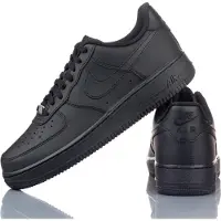 Nike Air force 1 sneakers zwart Jongens/Meisjes Imitatieleer Meerkleurig - maat 36