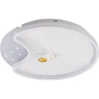 LINDBY Plafondlamp , Kosmo, Wit, Woonkamer, Kunststof, Jong wonen