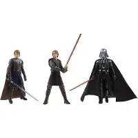 Hasbro Star Wars Vintage Collectie Anakin Skywalker Reis, Star Wars 3.75" Actiefiguur 3-Pack