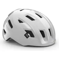 Met E-Mob stedelijke helm wit || Maat: S (52-56 cm)