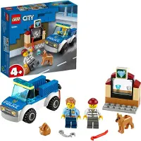 LEGO 60241 City Politiehondenbrigade, politie speelgoed met auto, hond en minifiguren voor kinderen vanaf 4 jaar, een spannend kinderspeelgoed