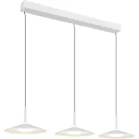 Globo Design hanglamp Lampone 3-lichts wit