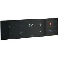 Kludi Tronic - Thermostatische inbouwkraan voor 3 functies, zwart 38310G1-00
