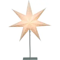 Star Trading Sensy adventsster op voet 78 cm Wit