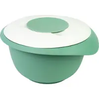 Westmark Mengkom met tweedelige deksel, 2,5 l, met schenktuit, kunststof, wit/mint groen, 3153227M