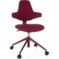 Hjh OFFICE Bureaustoel / zadelstoel PALIANO rood