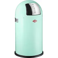 Wesco Pushboy Junior Prullenbak | 22 Liter | Metaal - Mint | Vuilnisbak - Made in Germany